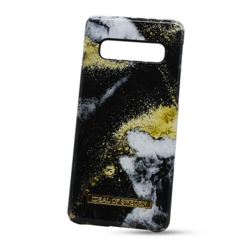 Puzdro iDeal of Sweden Samsung Galaxy S10 G973 Black Galaxy Marble