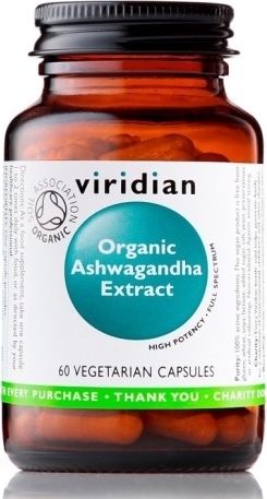 Viridian Organic Ashwagandha Extract 60 kapsúl