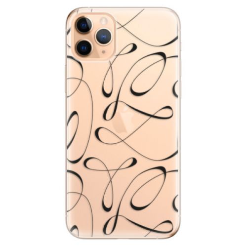 Odolné silikónové puzdro iSaprio - Fancy - black - iPhone 11 Pro Max