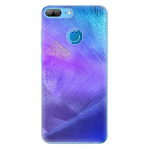Odolné silikónové puzdro iSaprio - Purple Feathers - Huawei Honor 9 Lite