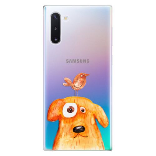 Odolné silikónové puzdro iSaprio - Dog And Bird - Samsung Galaxy Note 10