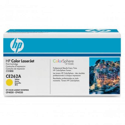 HP originál toner CE262A, yellow, 11000str., HP 648A, HP Color LaserJet CP4025, CP4525