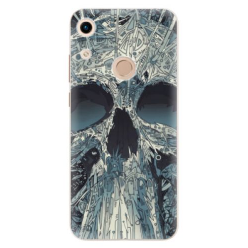 Odolné silikónové puzdro iSaprio - Abstract Skull - Huawei Honor 8A
