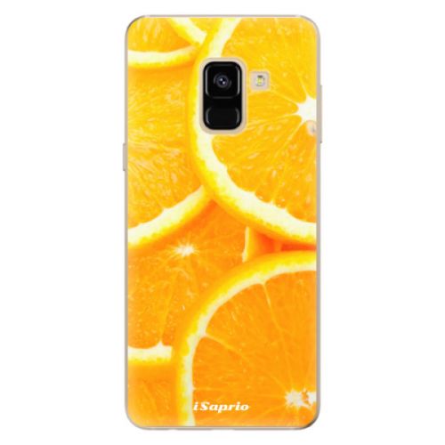 Odolné silikónové puzdro iSaprio - Orange 10 - Samsung Galaxy A8 2018