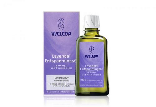 WELEDA Levanduľový relaxačný olej telový 1x100 ml