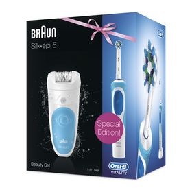Epilátor Silk-épil 5-511 + Oral-B Vitality BRAUN