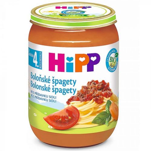 HIPP Baby Špagety v bolonskej omáčke BIO 190 g