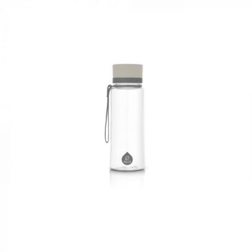 Sivá fľaša Equa Plain, 600 ml