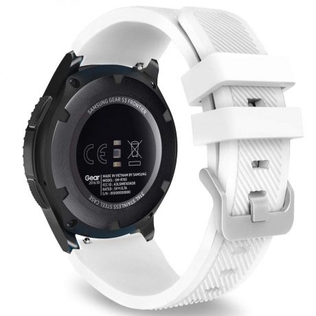 Samsung Gear S3 Silicone Sport remienok, White