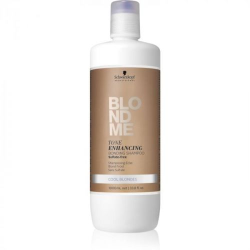 Schwarzkopf Professional Blondme bezsulfátový šampón pre studené odtiene blond 1000 ml