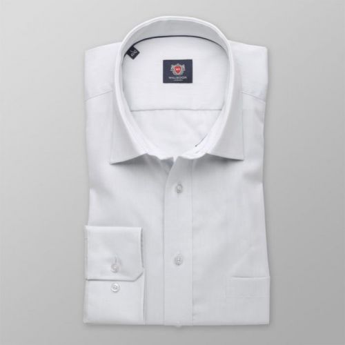 Pánska slim fit košeľa London (výška 176-182) 8360 v šedé farbe s úpravou 2W Plus