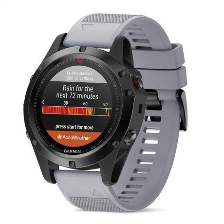 Garmin Fenix 5 Silcone Acton remienok, Gray