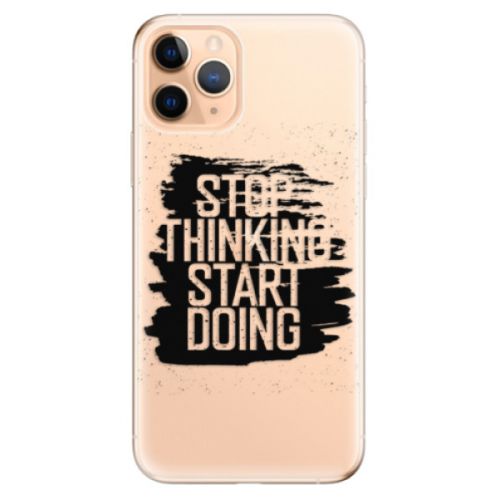 Odolné silikónové puzdro iSaprio - Start Doing - black - iPhone 11 Pro