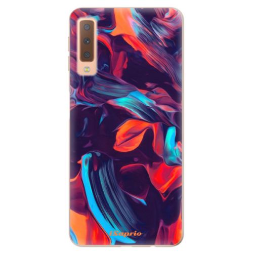 Odolné silikónové puzdro iSaprio - Color Marble 19 - Samsung Galaxy A7 (2018)