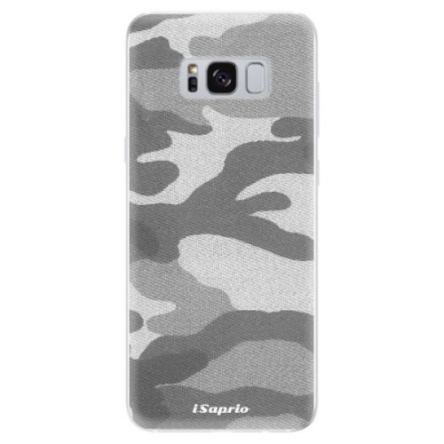 Odolné silikónové puzdro iSaprio - Gray Camuflage 02 - Samsung Galaxy S8