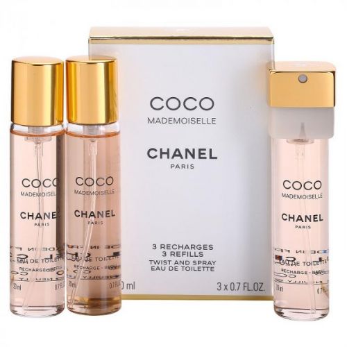 Chanel Coco Mademoiselle toaletná voda (3 x náplň) pre ženy 3x20 ml
