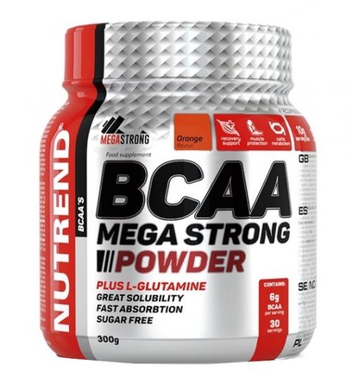 BCAA MEGA STRONG POWDER 300g pomaranč