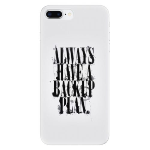Odolné silikónové puzdro iSaprio - Backup Plan - iPhone 8 Plus
