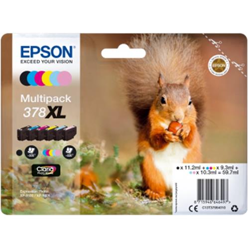 Epson Multipack 6-colours 378 XL Claria C13T37984010