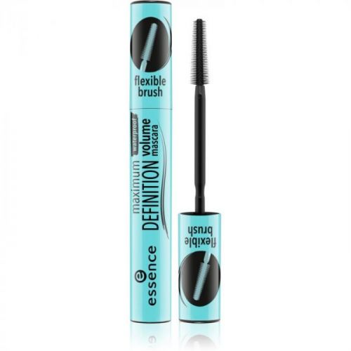 Essence Maximum Definition vodeodolná riasenka pre objem odtieň Black 8 ml