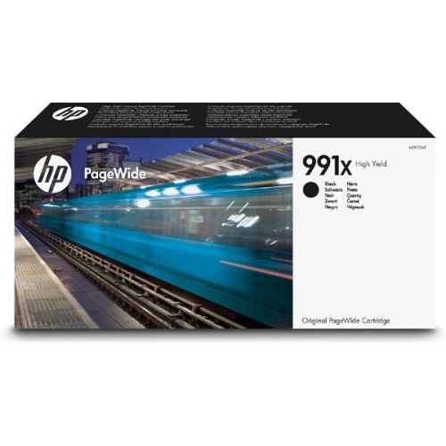 HP originál ink M0K02AE, HP 991X, black, 20000str., 375ml, HP HP PageWide Pro 750dw, MFP 772dn, MFP 777z