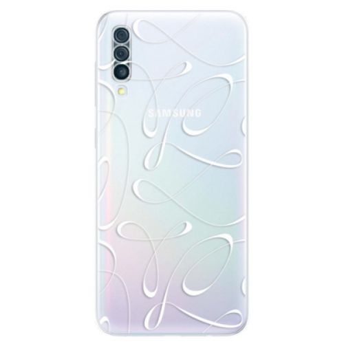 Odolné silikónové puzdro iSaprio - Fancy - white - Samsung Galaxy A50