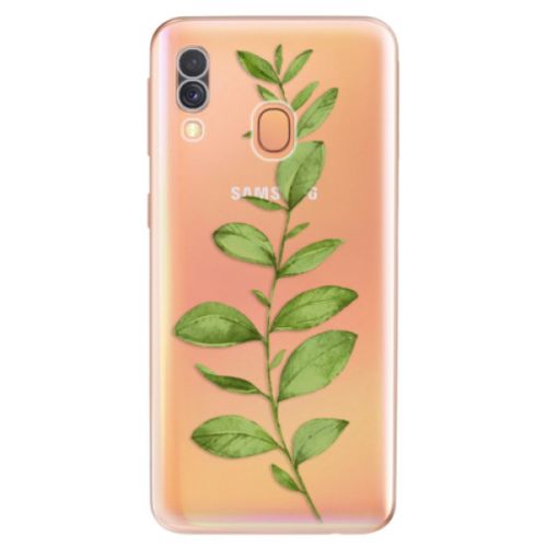 Odolné silikónové puzdro iSaprio - Green Plant 01 - Samsung Galaxy A40
