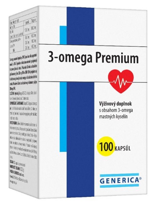 GENERICA 3-omega Premium cps 1x100 ks