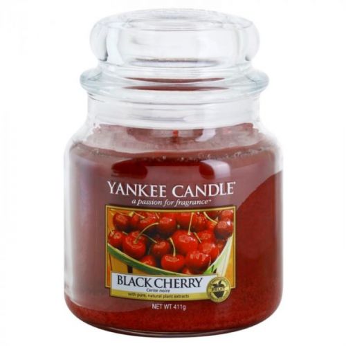 Yankee Candle Black Cherry vonná sviečka Classic stredná 411 g