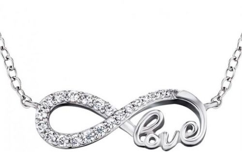 Engelsrufer Strieborný náhrdelník Infinity so zirkónmi ERN-LILINF-LOVE