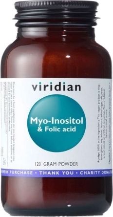 Viridian Myo-Inozitol & Folic Acid (Myo-Inozitol s kyselinou listovou) 120 g
