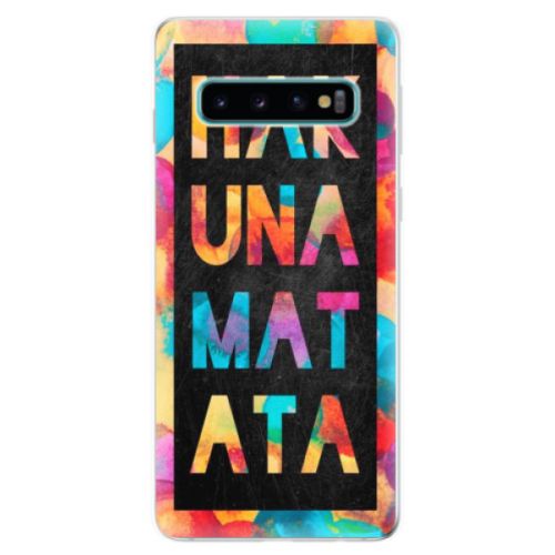 Odolné silikonové pouzdro iSaprio - Hakuna Matata 01 - Samsung Galaxy S10