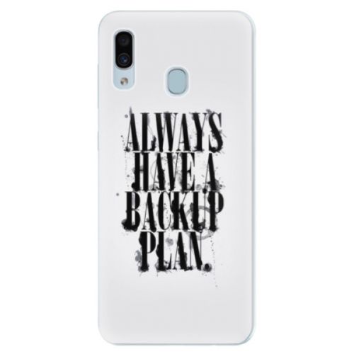 Silikónové puzdro iSaprio - Backup Plan - Samsung Galaxy A30