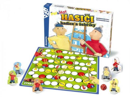 Stolná hra BONAPARTE Hasiči hadice a rebríky Pat a Mat