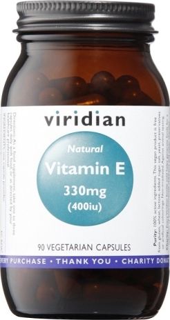Viridian Vitamín E 330 mg 400 IU 90 kapsúl