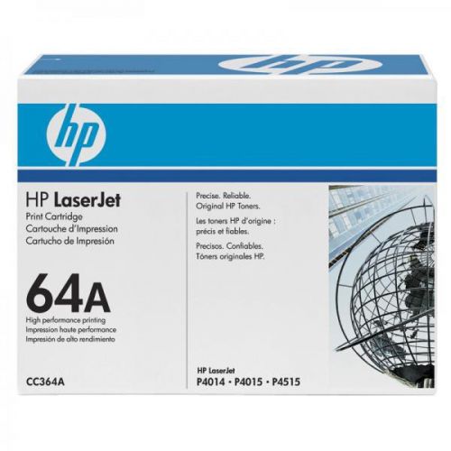 HP originál toner CC364A, black, 10000str., HP 64A, HP LaserJet P4014, 4015, 4515