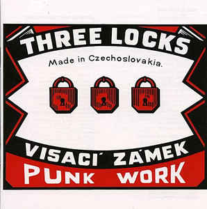 Visací zámek - Vinyl THREE LOCKS