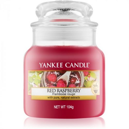 Yankee Candle Red Raspberry vonná sviečka Classic malá 104 g