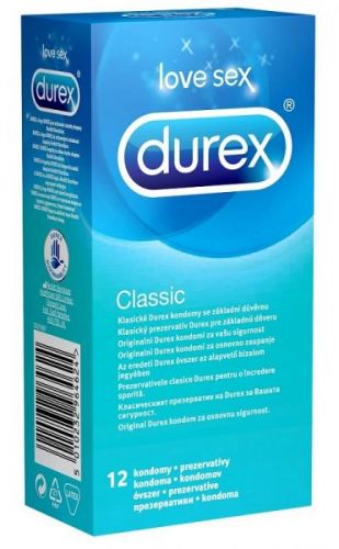 DUREX Classic kondóm 12 ks