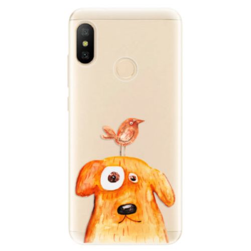 Odolné silikónové puzdro iSaprio - Dog And Bird - Xiaomi Mi A2 Lite