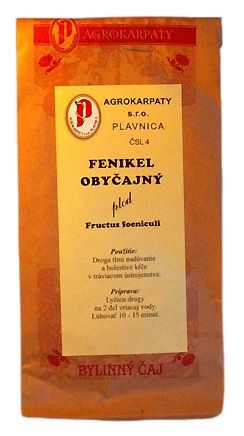 AGROKARPATY FENIKEL OBYČAJNY plod bylinný čaj 30g