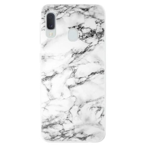 Odolné silikónové puzdro iSaprio - White Marble 01 - Samsung Galaxy A20e