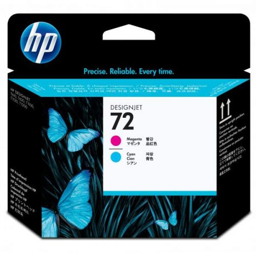 HP originál tlačová hlava C9383A, HP 72, magenta/cyan, HP Designjet T1100, T770