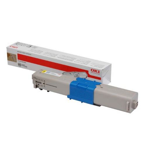 OKI originál toner 44973533, yellow, 1500str., OKI C301, C321