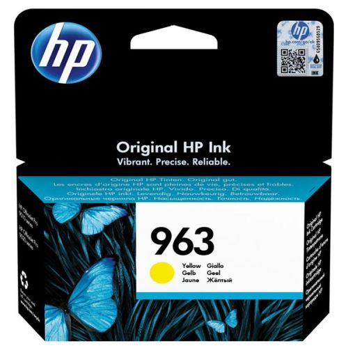 HP originál ink 3JA25AE#301, HP 963, yellow, blister, 700str., 10.77ml, HP Officejet Pro 9010, 9012, 9014, 9015, 9016, 9019/P
