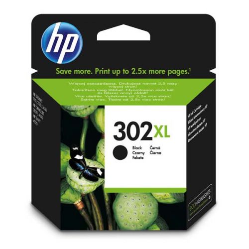 HP originál ink F6U68AE, HP 302XL, black, HP OJ 3830,3834,4650, DJ 2130,3630,1010, Envy 4520