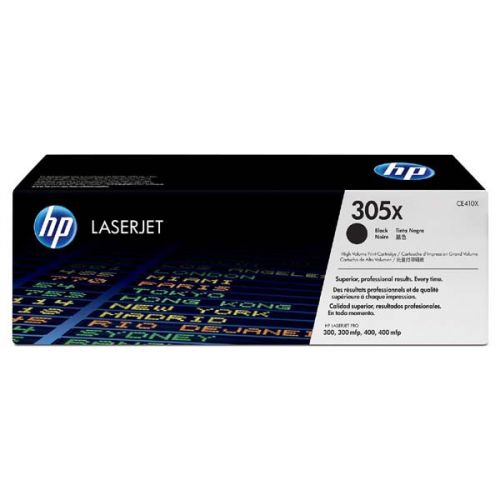 HP originál toner CE410X, black, 4000str., HP 305X, HP Color LaserJet Pro M375NW, Pro M475DN