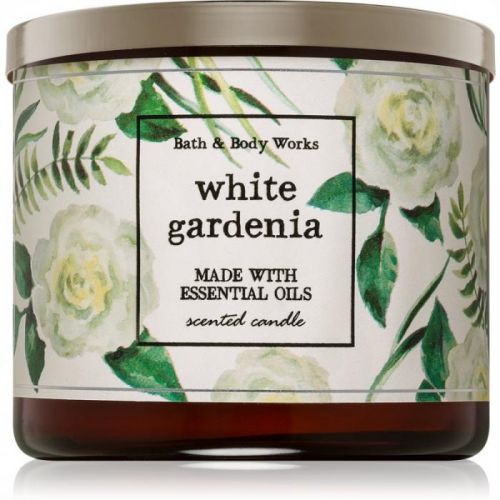Bath & Body Works White Gardenia vonná sviečka 411 g