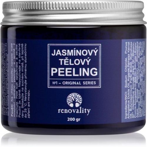 Renovality Original Series jazmínový telový peeling 200 g