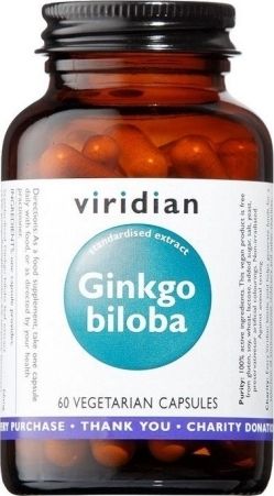 Viridian Ginkgo Biloba 60 kapsúl